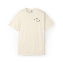 Load image into Gallery viewer, Merchandise Ivory T-Shirt with small black company logo front view